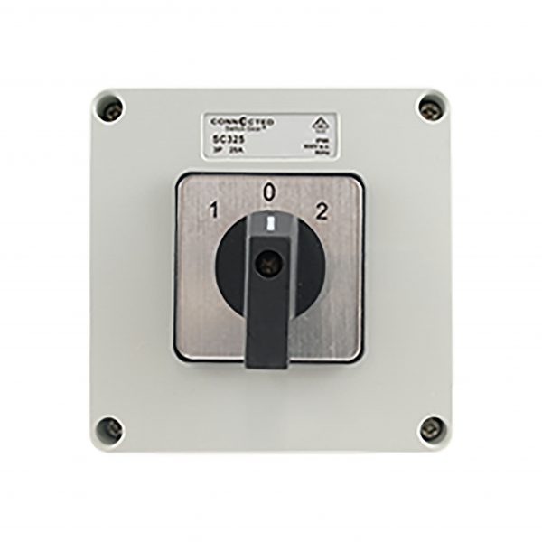 25A Changeover Switch 3 Pole 500V AC IP55