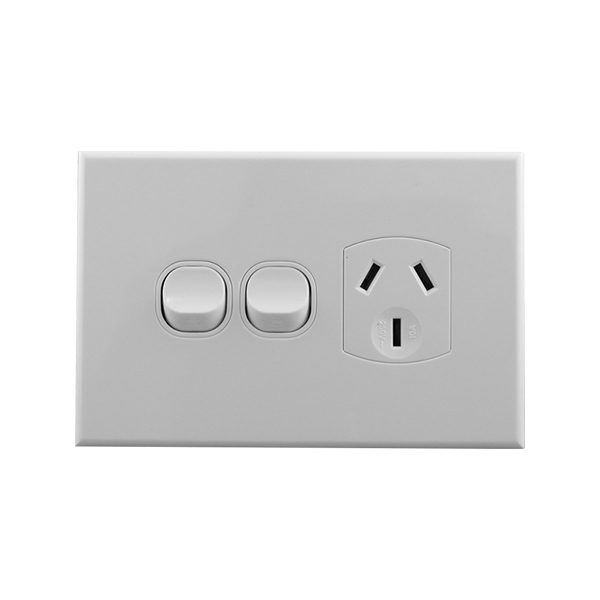Single GPO with Extra Switch 10A 250V AC | BASIX S Series