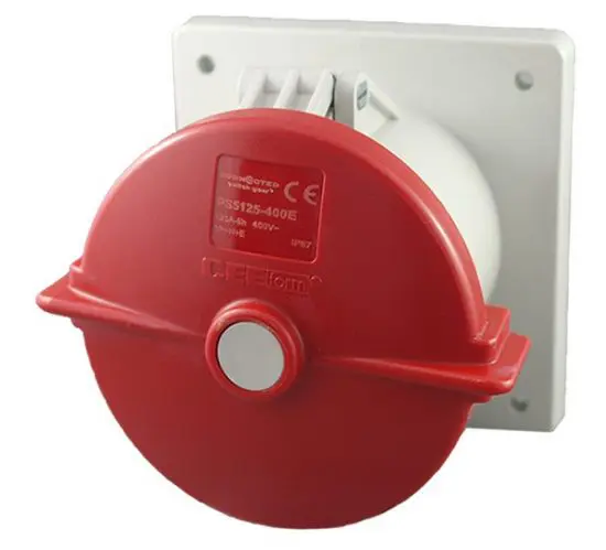 IP67 Panel Socket 3 Pin 400V 125A | Connected Switchgear