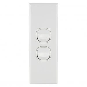 2 Gang Architrave Switch 10A 240V | GEO Series