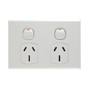 Double Power Outlet 15A 250V AC GEO