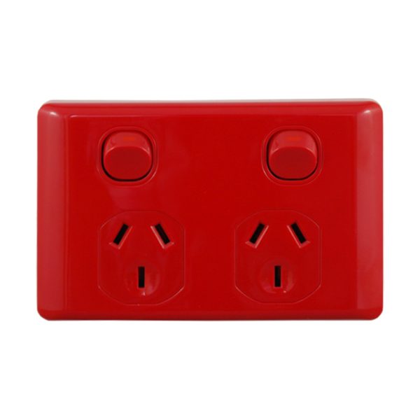 Red Power Point Double BASIX Series