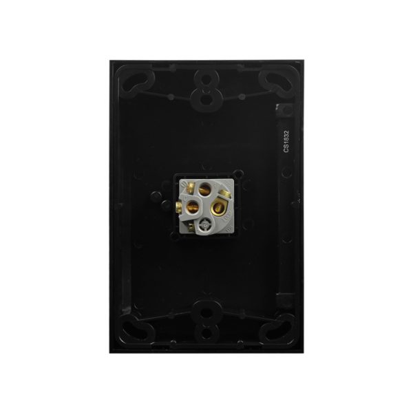 Light Switch 1 Gang - VERTICAL BLACK - Image 5