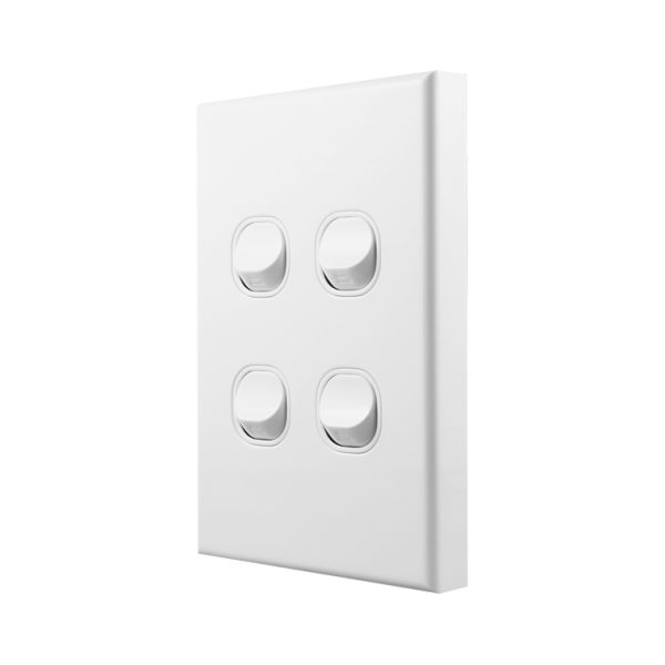Light Switch 4 Gang - VERTICAL - Image 2