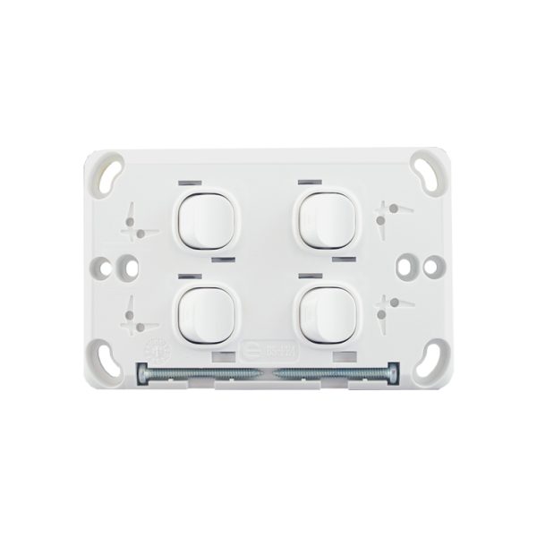 Light Switch 4 Gang - VERTICAL - Image 3