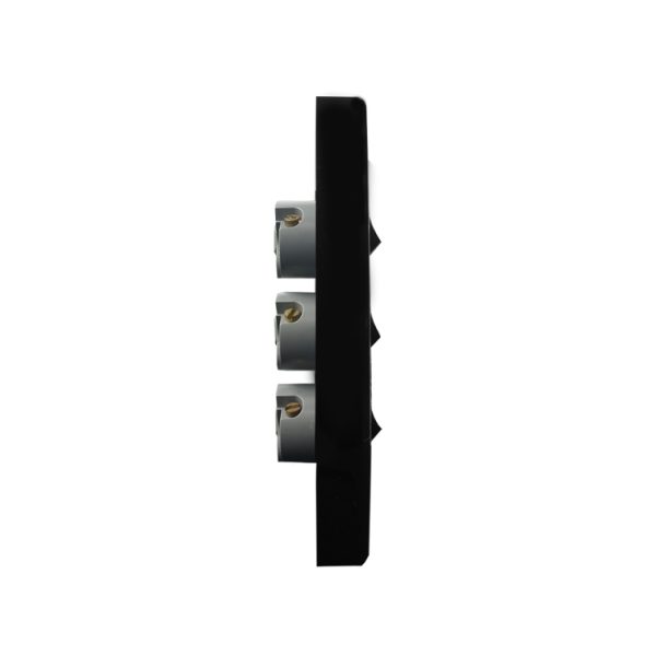 Light Switch 6 Gang - VERTICAL BLACK - Image 4