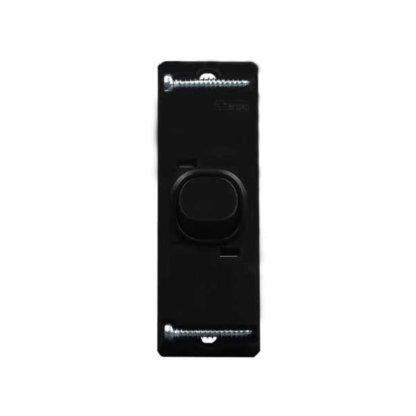 Architrave Switch 1 Gang - BLACK - Image 3