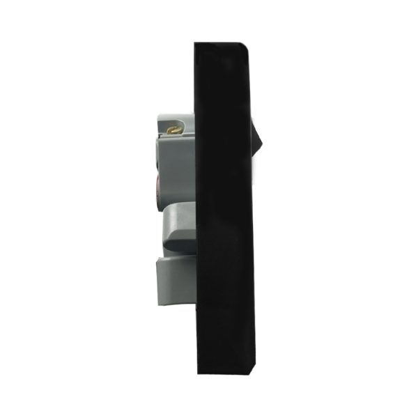 Double Power Point with Extra Switch - BLACK - Image 4