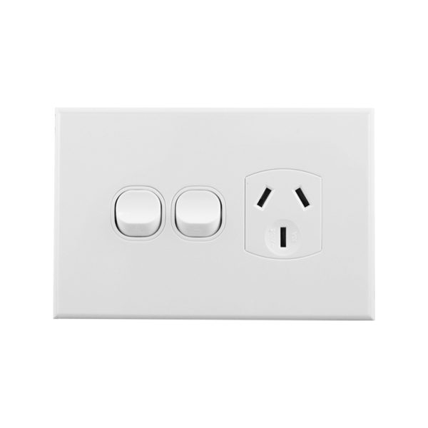 Single GPO with Extra Switch 10A 250V AC | BASIX S Series