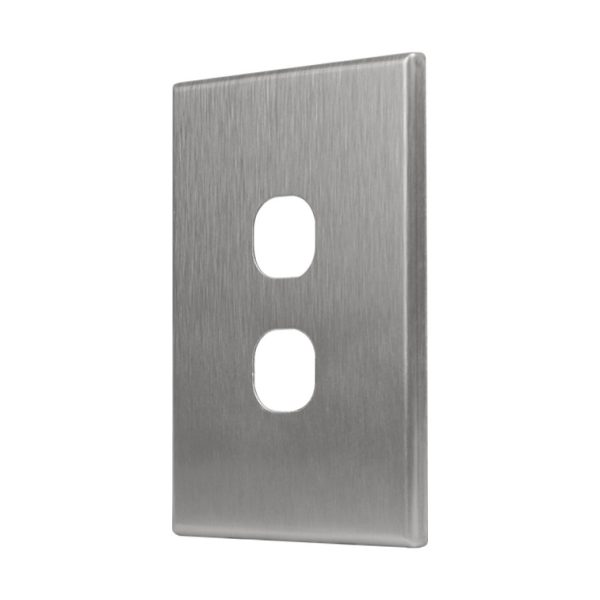 Metal Cover Plate 2 Gang - Image 2