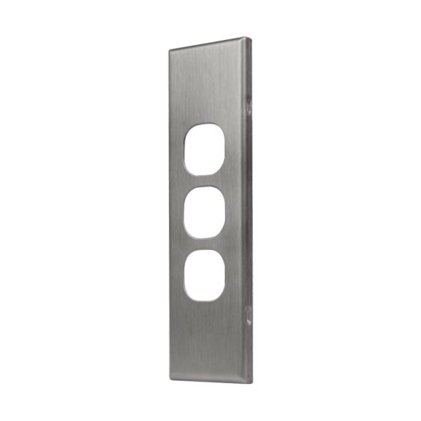 Metal Cover Plate 3 Gang Architrave - Image 2