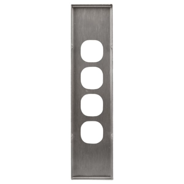 Metal Cover Plate 4 Gang Architrave - Image 4