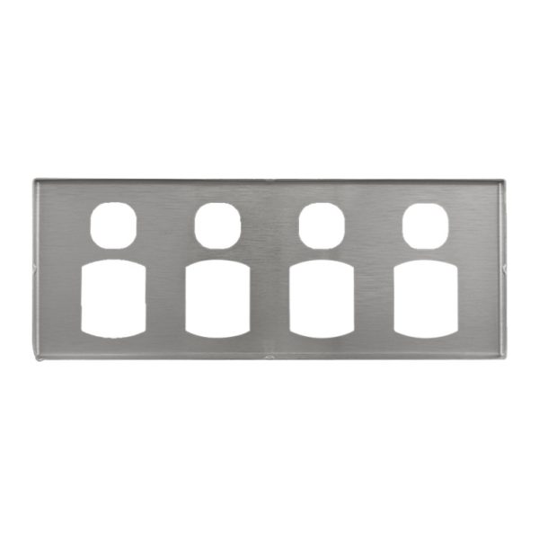 Metal Cover Plate 4 Gang Power Point - Image 4