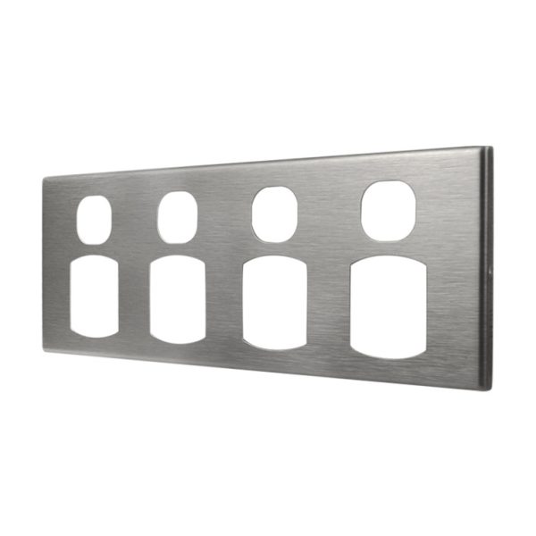 Metal Cover Plate 4 Gang Power Point - Image 2