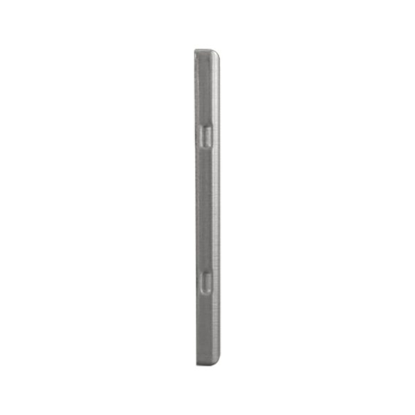 Brushed Aluminium Cover Plate Single GPO GEO - Image 3