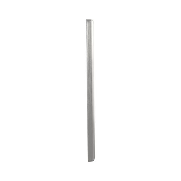 Metal Cover Plate Single Power Point with Extra Switch - VERTICAL - Image 3