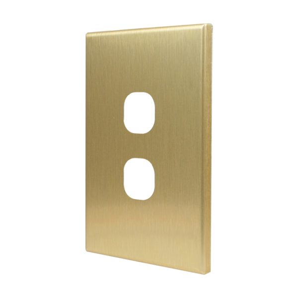 Metal Cover Plate 2 Gang - Image 2