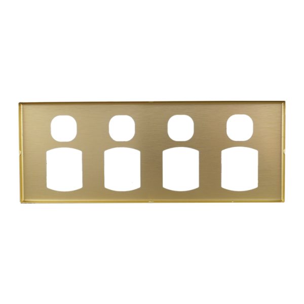 Metal Cover Plate 4 Gang Power Point - Image 3