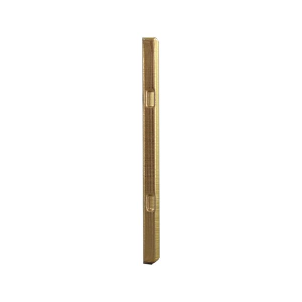 Brushed Brass Cover Plate Double GPO GEO - Image 4