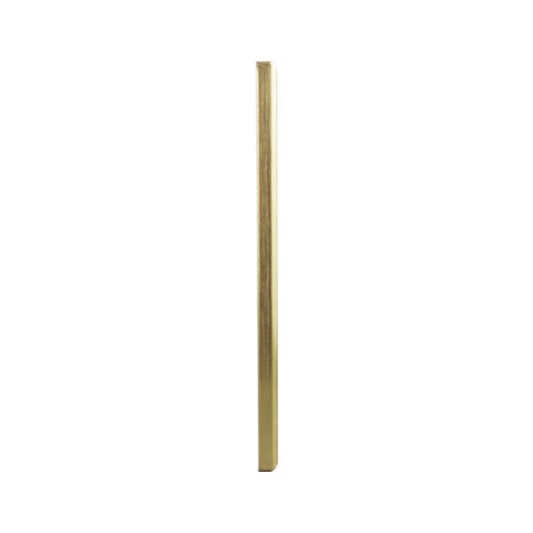 Brushed Brass Cover Plates to suit Double GPO Vertical GEO - Image 4