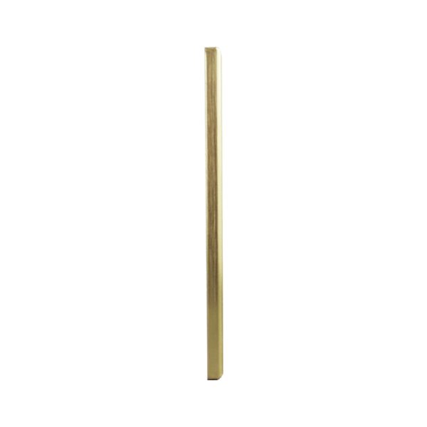 Brass Cover Plate Single GPO Vertical GEO - Image 4