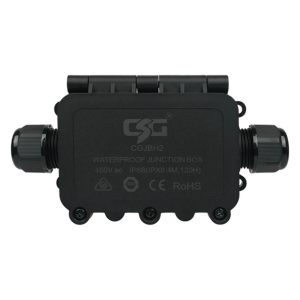 IP68 Weatherproof Junction Box with 2 Cable Entries 450V 40A