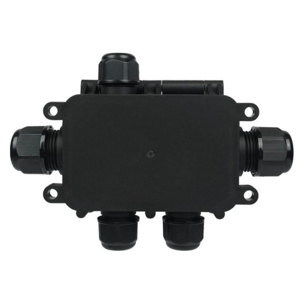 IP68 Junction Box with Terminal Block - 5 Cable Entries - Image 4
