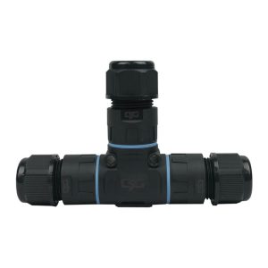 IP68 Waterproof Cable Joiner 3 Terminal 450V 24A T Style