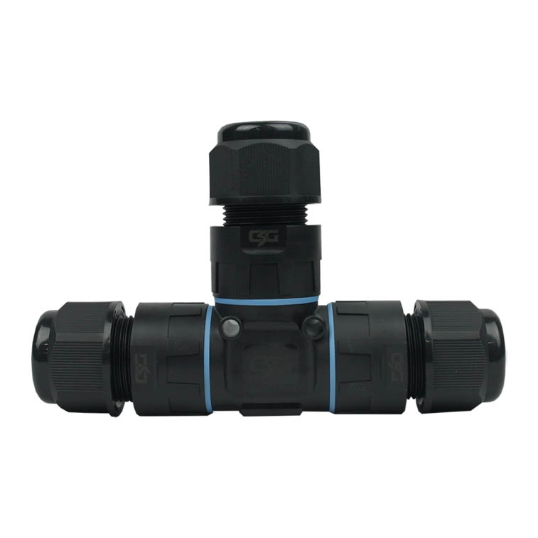 IP68 Waterproof Cable Joiner 5 Terminal 450V 24A T Style