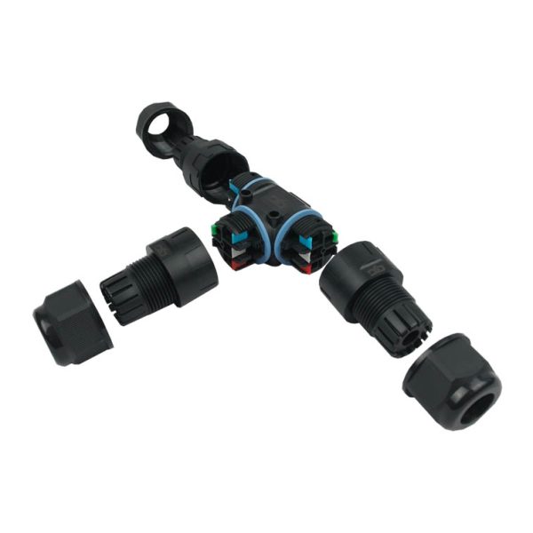 IP68 Cable Joiner T Style M25 5 Terminal - Image 4