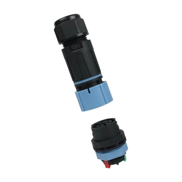 IP68 Cable Connector Panel Mount M20 3 Pin - Image 3