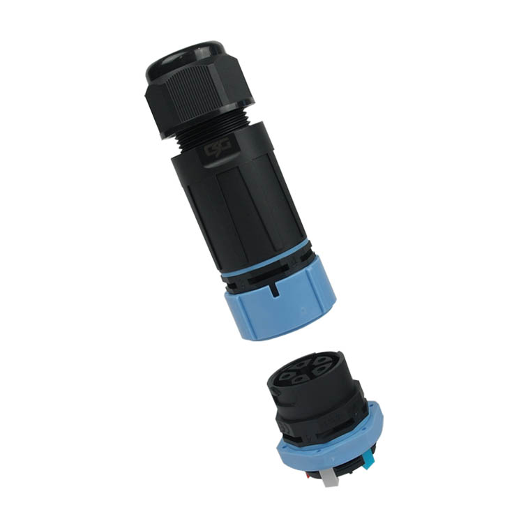 IP68 Cable Connector Panel Mount M25 5 Pin - Image 3