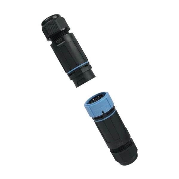 IP68 Straight Cable Connector M25 5 Pin - Image 3