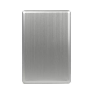 Stainless Steel Cover Plate Blank | Suits BASIX S Series