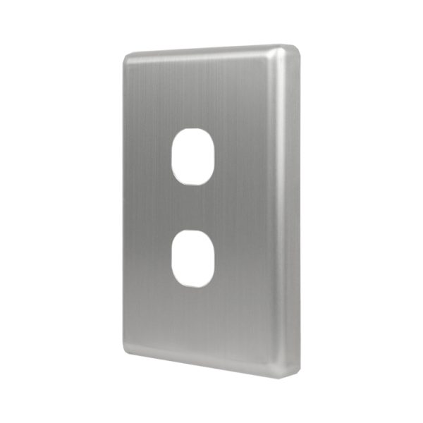 Metal Cover Plate 2 Gang - Image 2