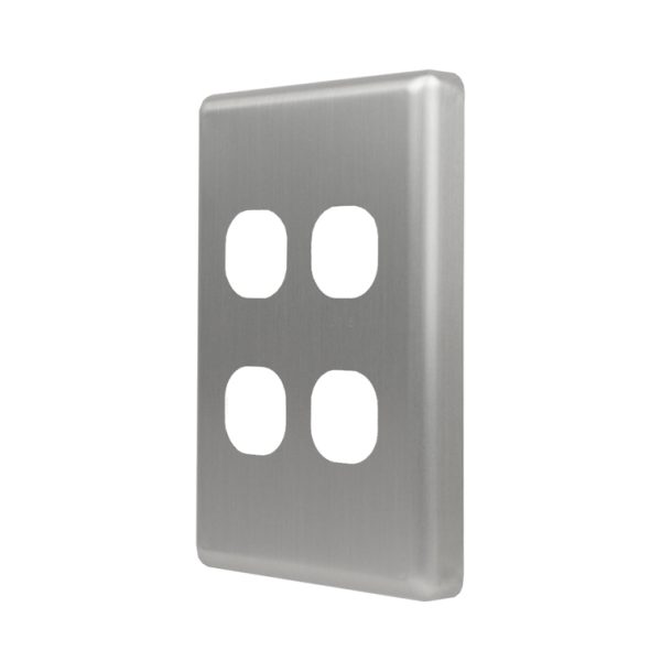 Metal Cover Plate 4 Gang - Image 2