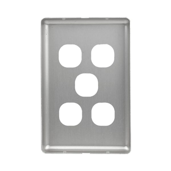 Metal Cover Plate 5 Gang - Image 4