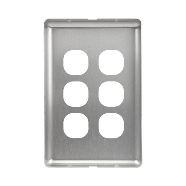 Metal Cover Plate 6 Gang - Image 4