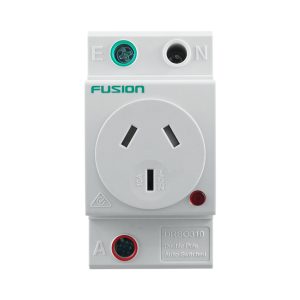 DIN Rail Socket Outlet 240V AC 10A Double Pole