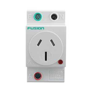 DIN Rail Socket Outlet 240V AC 15A Double Pole