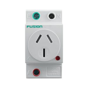 DIN Rail Socket Outlet 240V AC 20A Double Pole