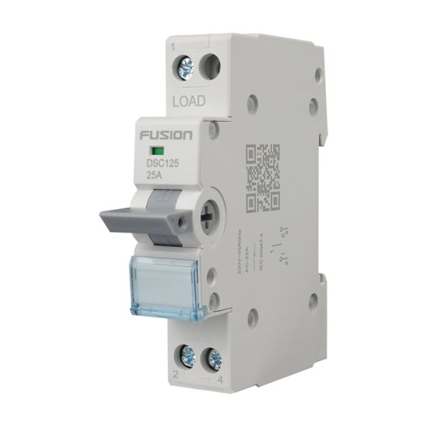 Changeover Switch DIN Rail Mount 1 Pole 230V AC 25A - Image 2