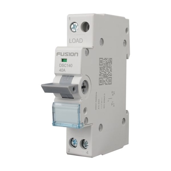 Changeover Switch DIN Rail Mount 1 Pole 230V AC 40A - Image 2