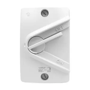 IP66 Single Pole Isolator Switch 250V 32A Weatherproof