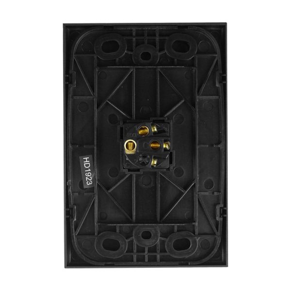 Light Switch 1 Gang - VERTICAL BLACK - Image 5