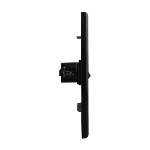 Light Switch 1 Gang - VERTICAL BLACK - Image 4