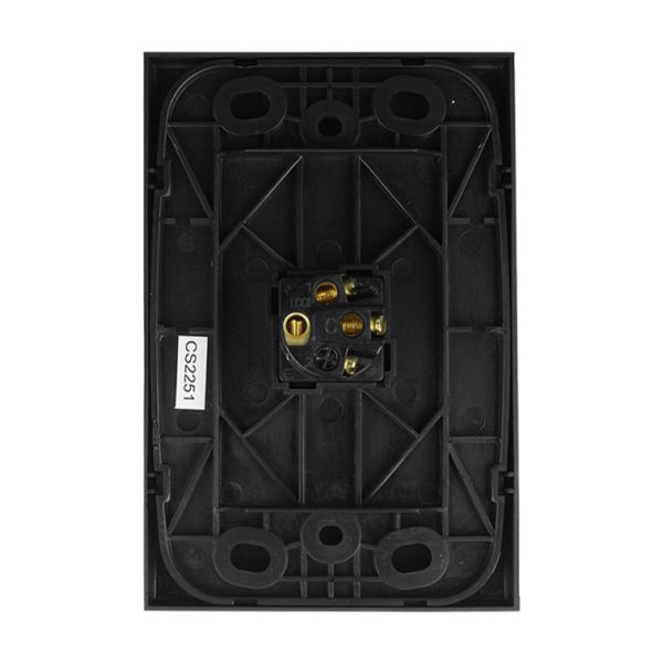 Light Switch 1 Gang - MATTE BLACK VERTICAL - Image 5