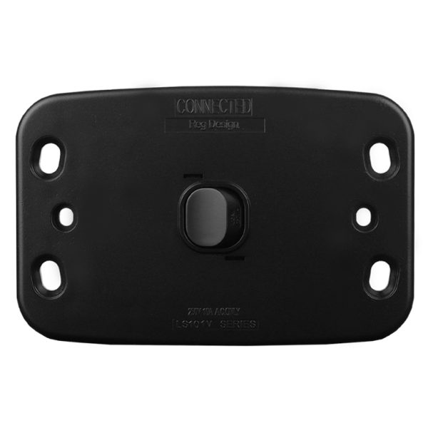 Light Switch 1 Gang - MATTE BLACK VERTICAL - Image 3