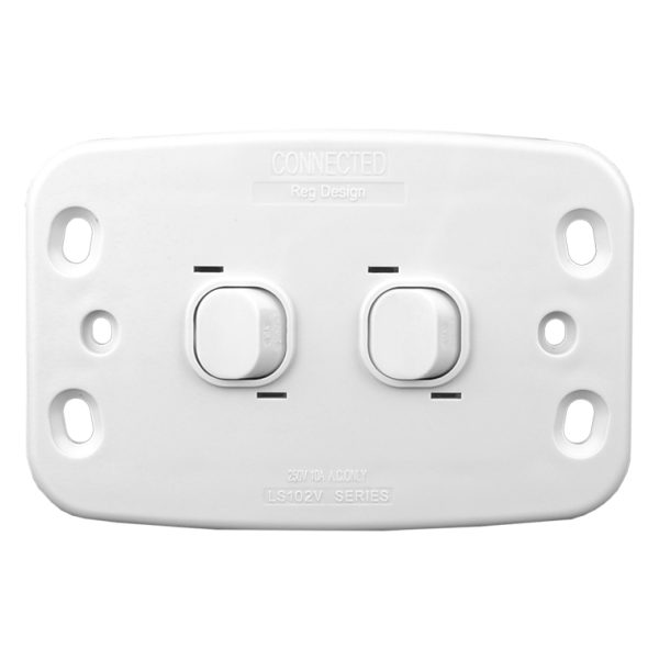 Light Switch 2 Gang - VERTICAL - Image 3
