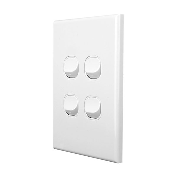 Light Switch 4 Gang - VERTICAL - Image 2